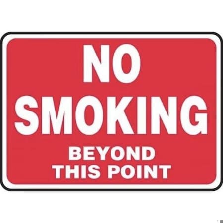Accuform SAFETY SIGN NO SMOKING BEYOND THIS MSMG511VA MSMG511VA